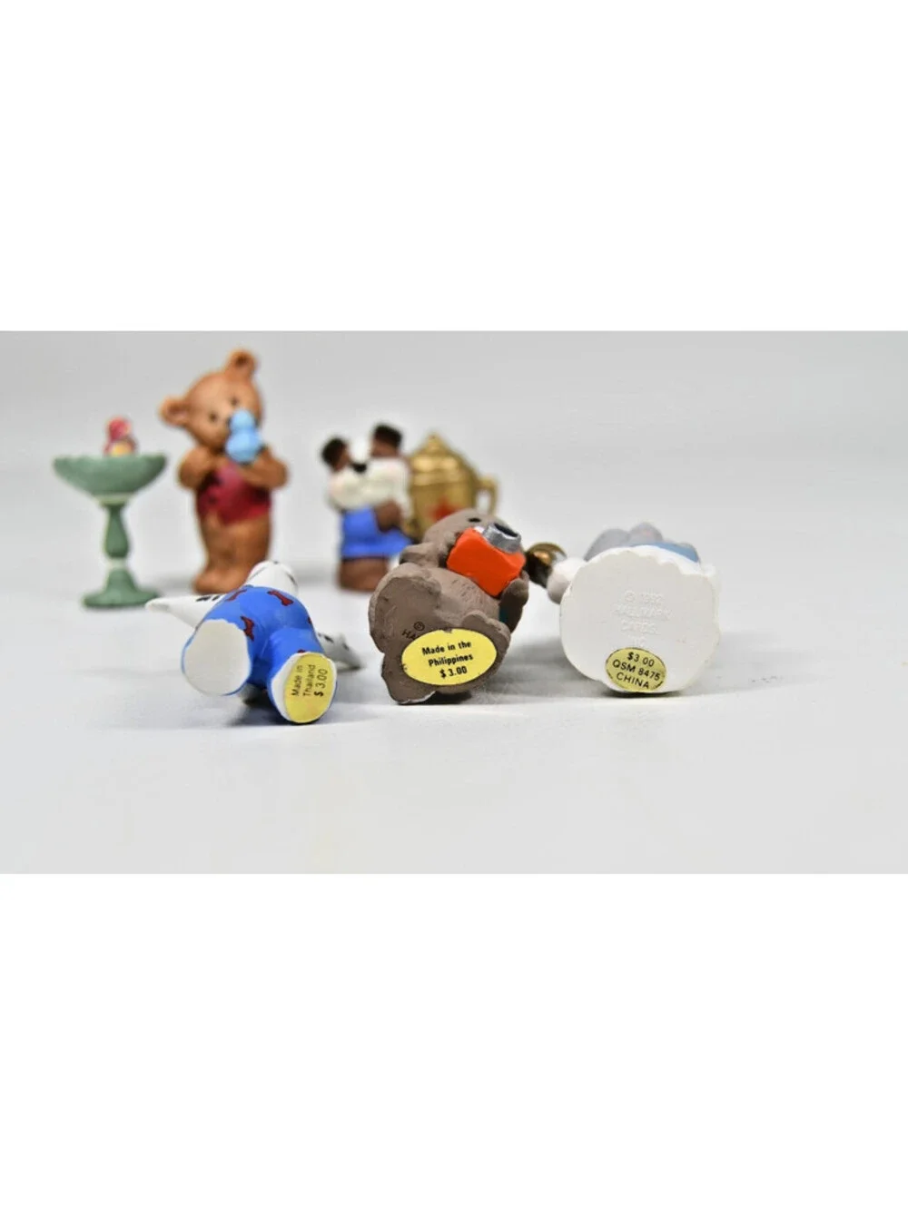 Hallmark Merry Miniatures 12 Anthropomorphic Animals in Costumes Lot VTG 1990s